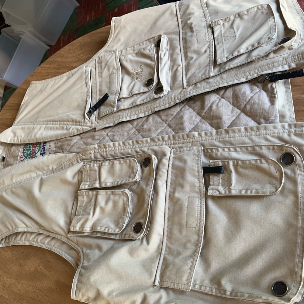 Khaki Vest Jacket